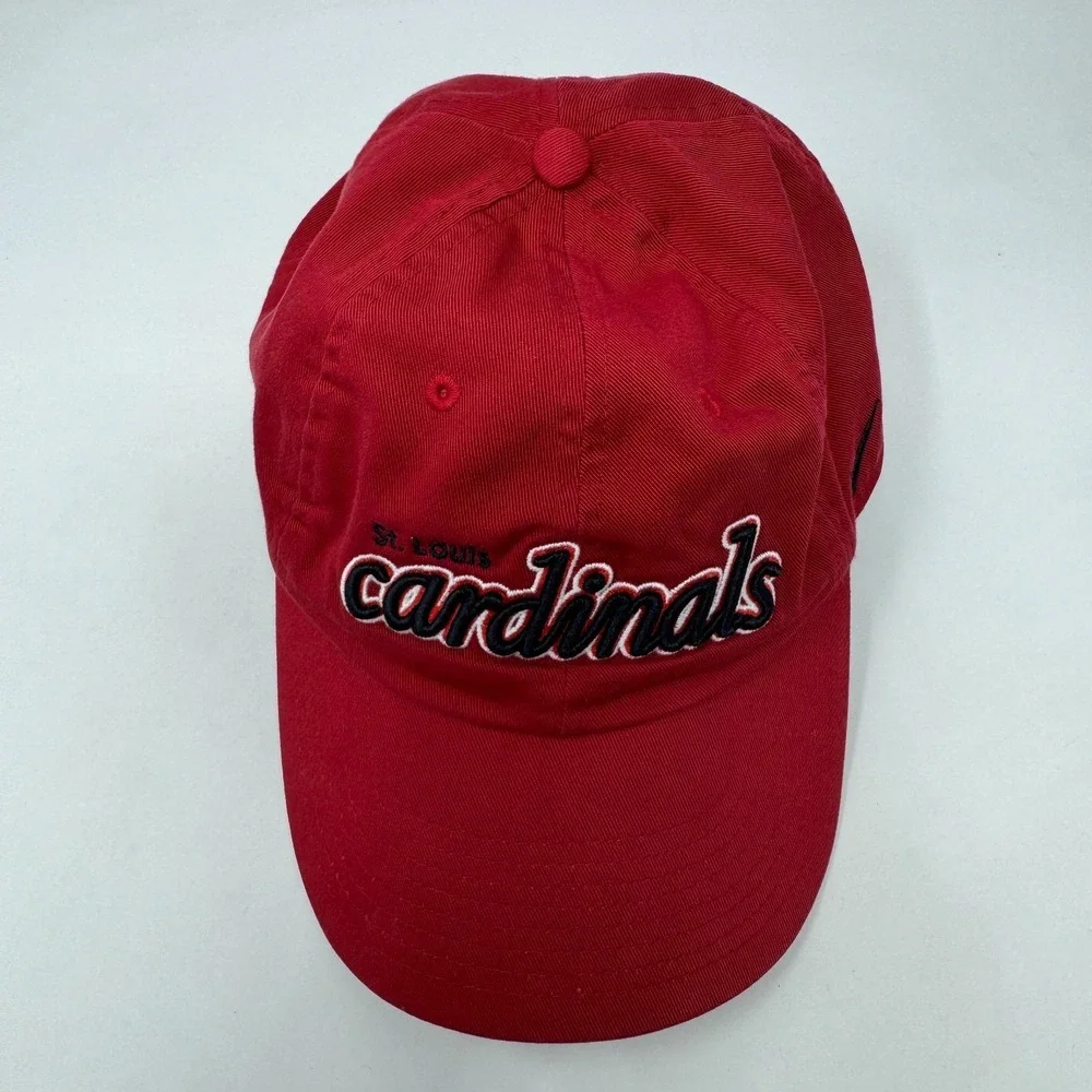 Vintage St‎ Louis Cardinals MLB Nike Team Hat Cap Red Adjustable Strap Back